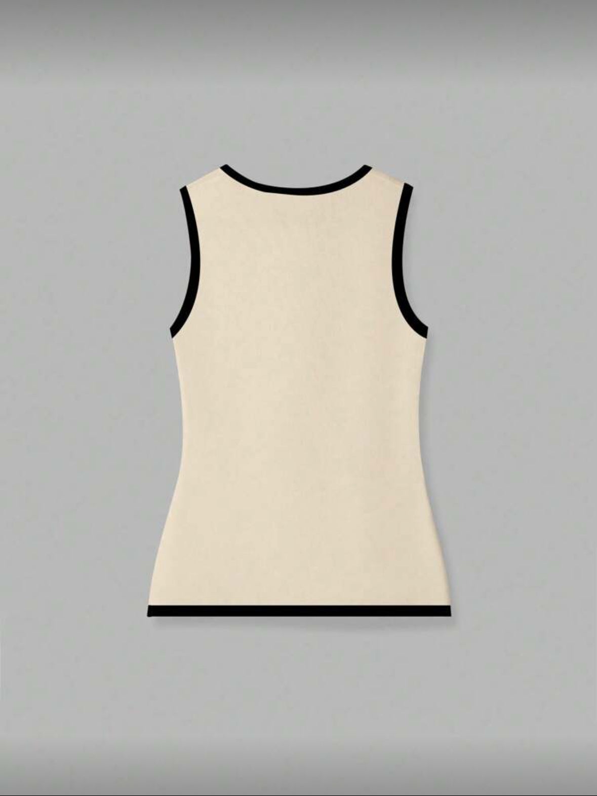 Top tricoté style simple