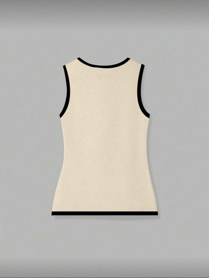 Top tricoté style simple