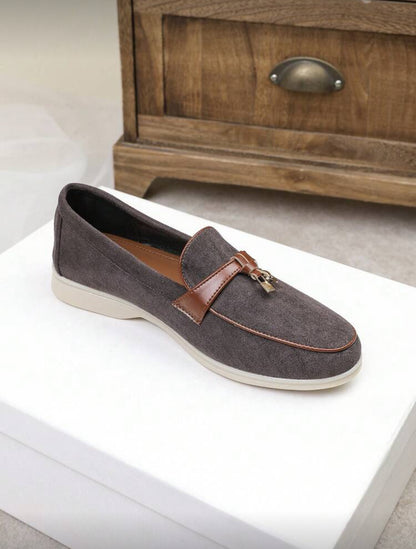 Loafer vert (Marron fonçé)