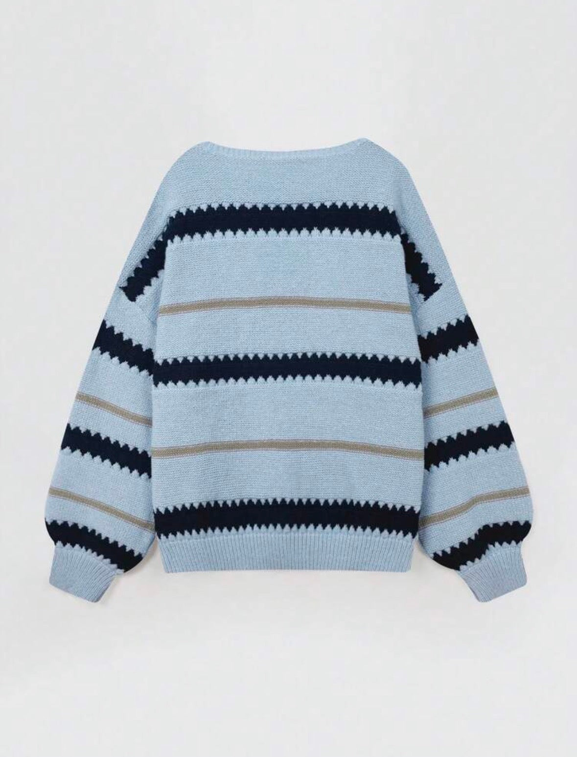 Pull ample - Manches longue Bleu-ciel