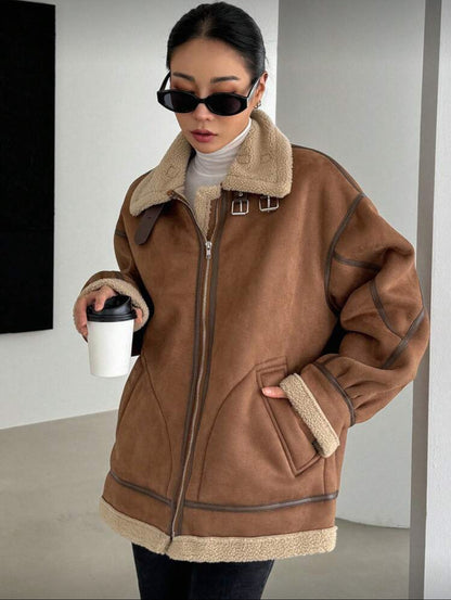 Veste à doublure thermique épaisse