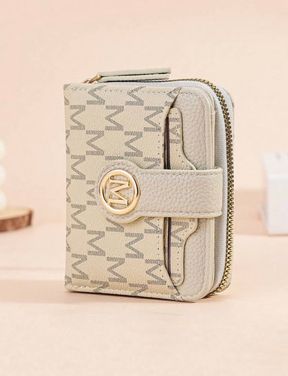 Portefeuille compacte - Beige