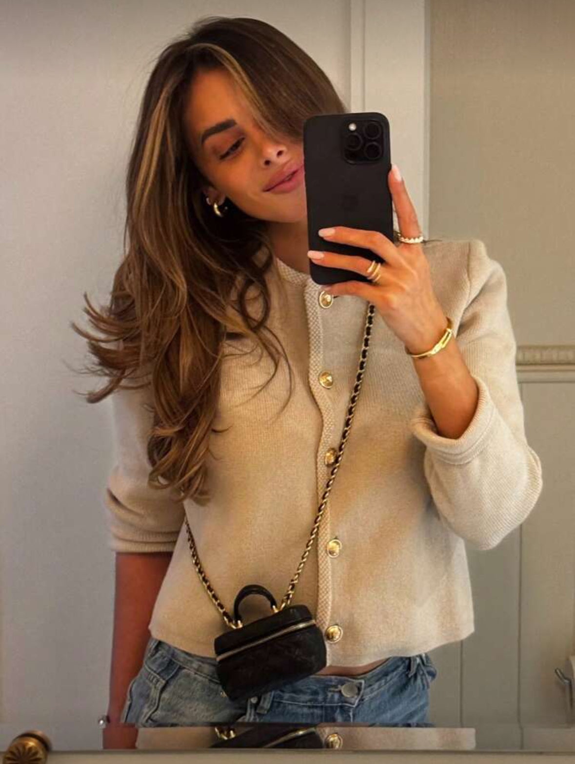 Cardigan tricoté simple