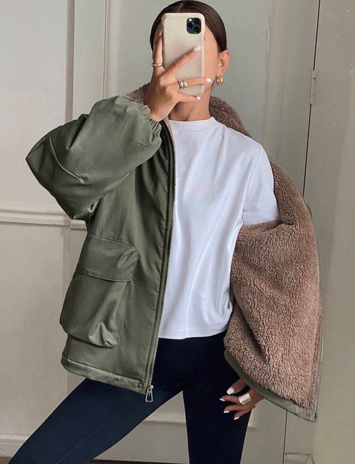Manteau d'hiver - Vert armée