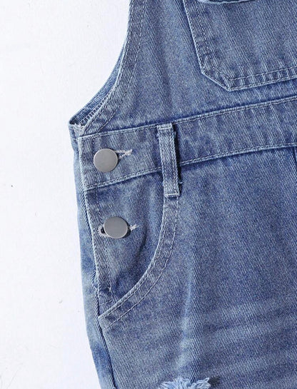 Pantalon salopette en jean