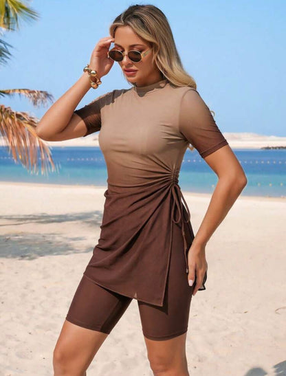 Robe de plage dégradée