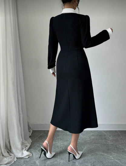 Robe mi-longue