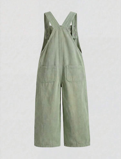 Salopette vert clair