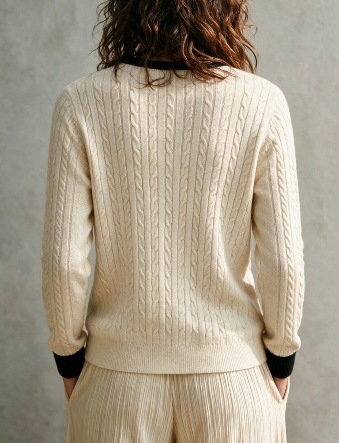 Pull col rond - Minimaliste