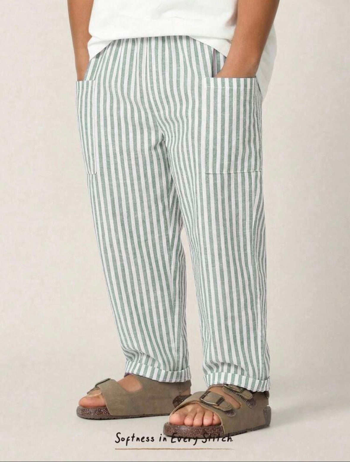Pantalon à rayures