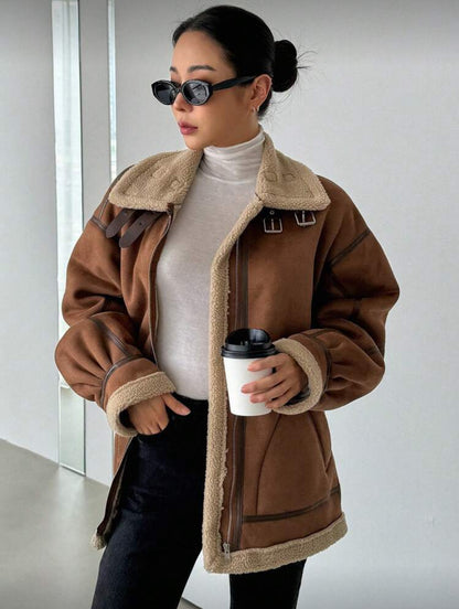 Veste à doublure thermique épaisse