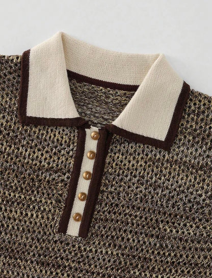 Top tricoté vintage