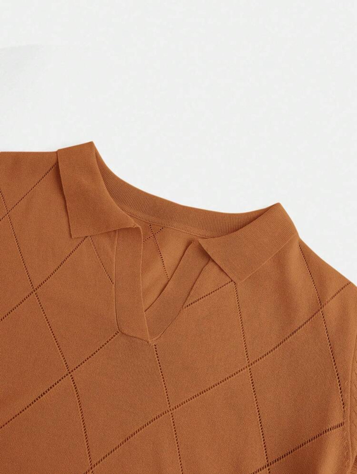 Polo collar diamond