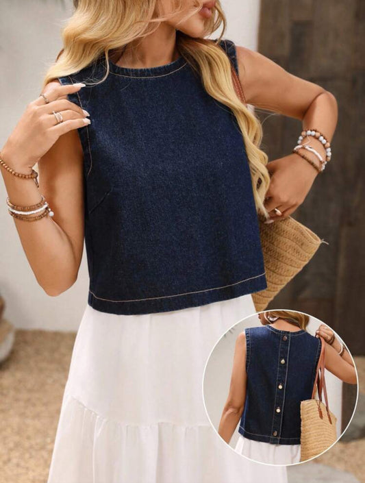 Débardeur en jean
