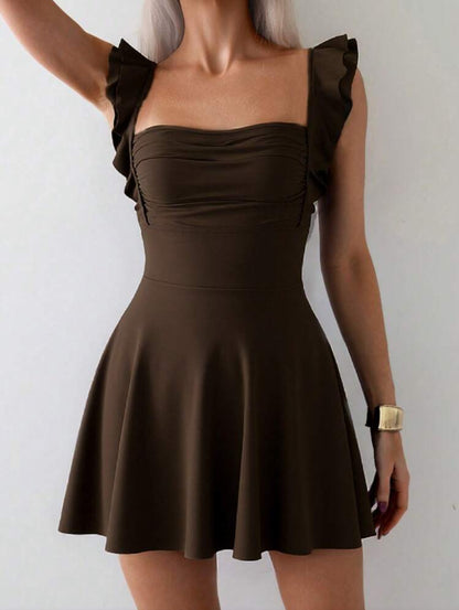 Maillot de bain col carré