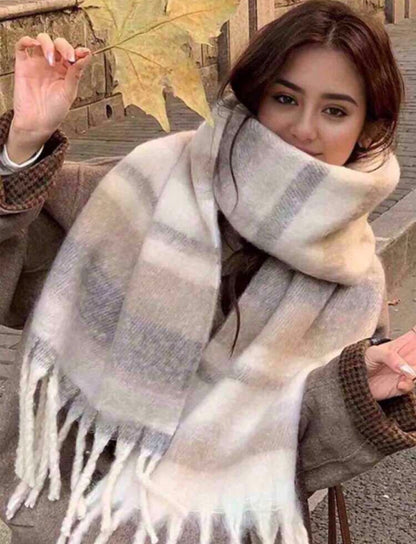 Foulard à carreaux