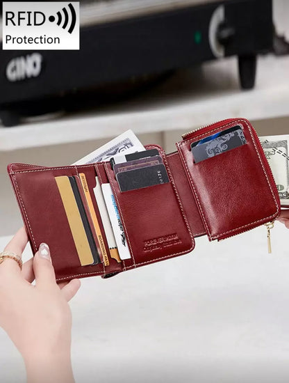 Portefeuille vintage/blocage RFID