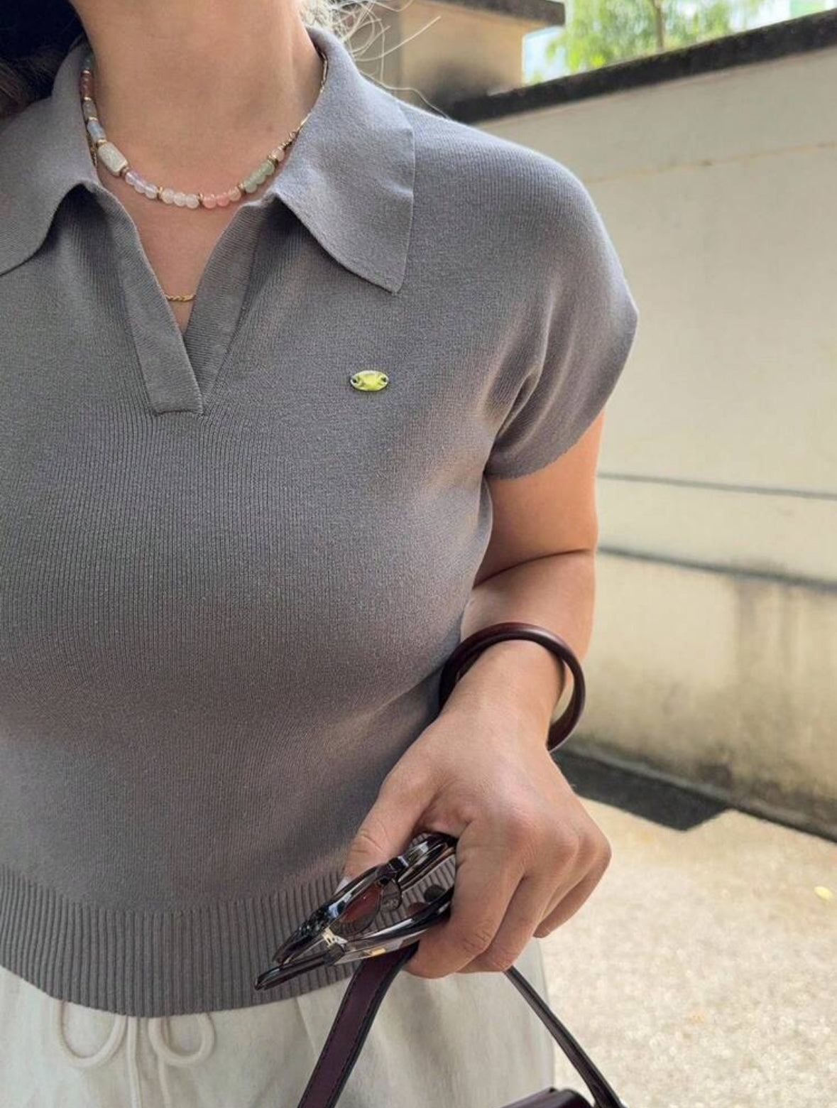 Top tricoté era (Grey)