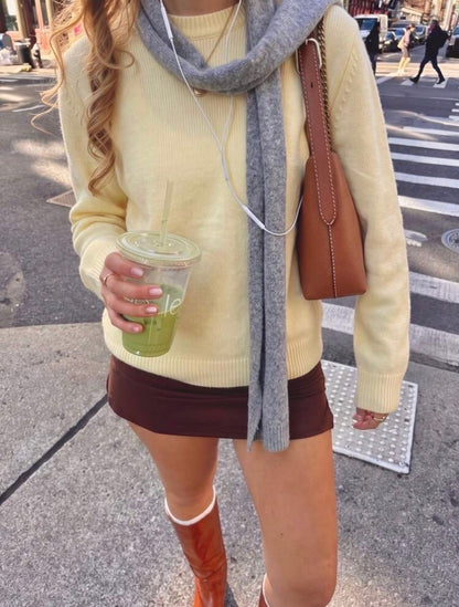 Pull Tricot - Jaune