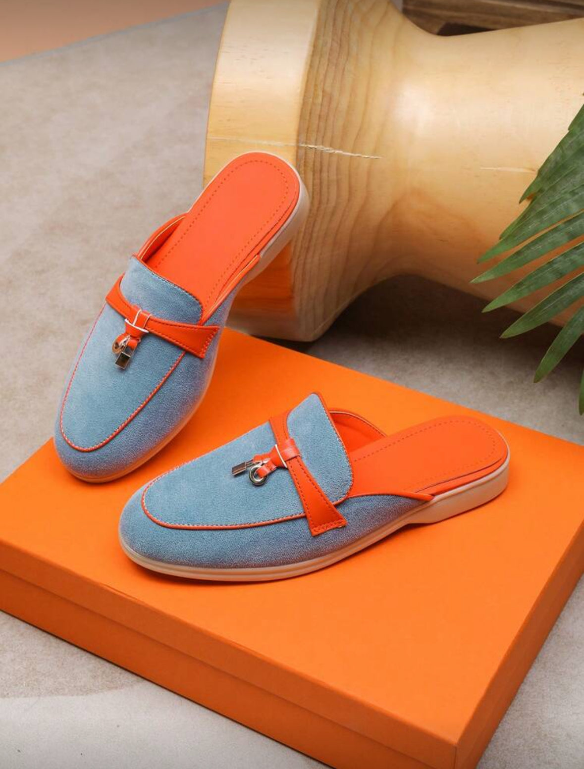 Mocassins plates à enfiler