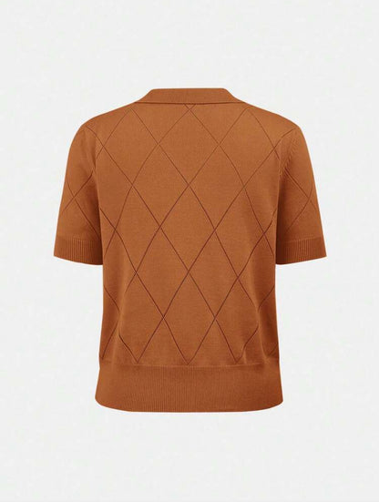 Polo collar diamond