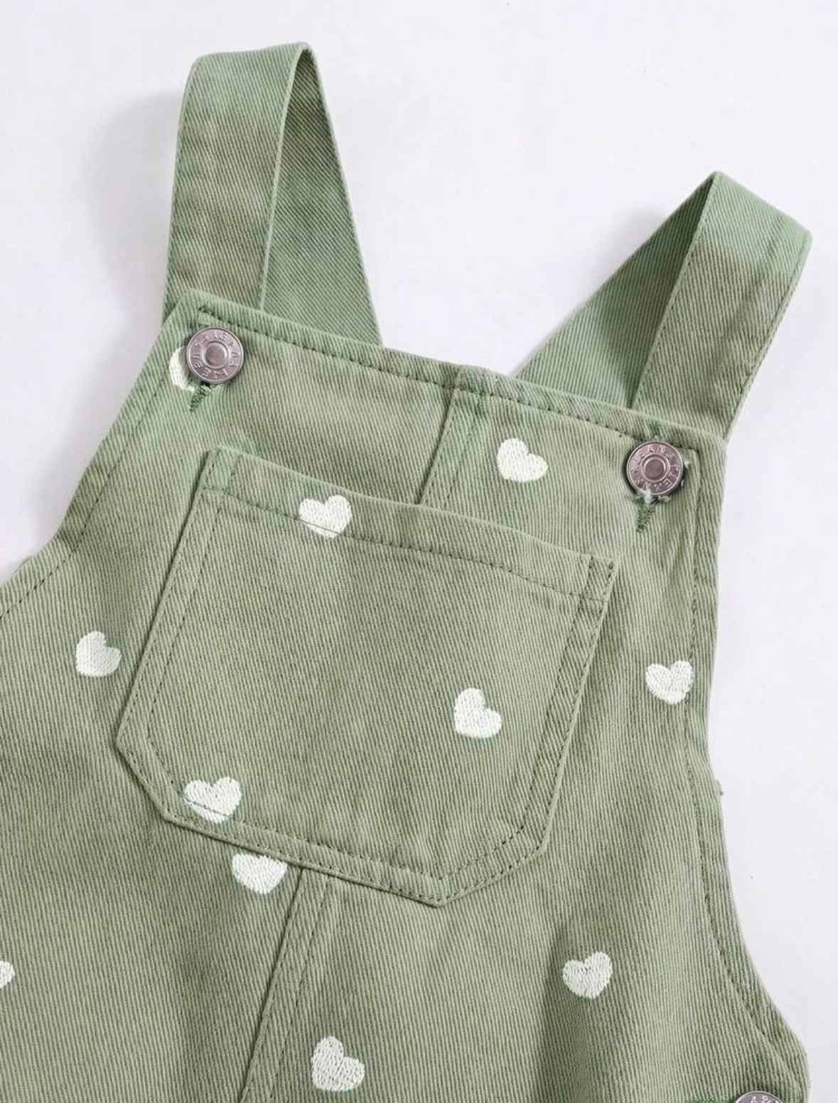 Salopette vert clair