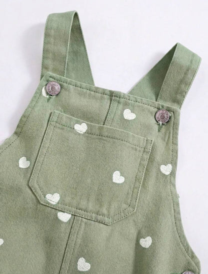 Salopette vert clair