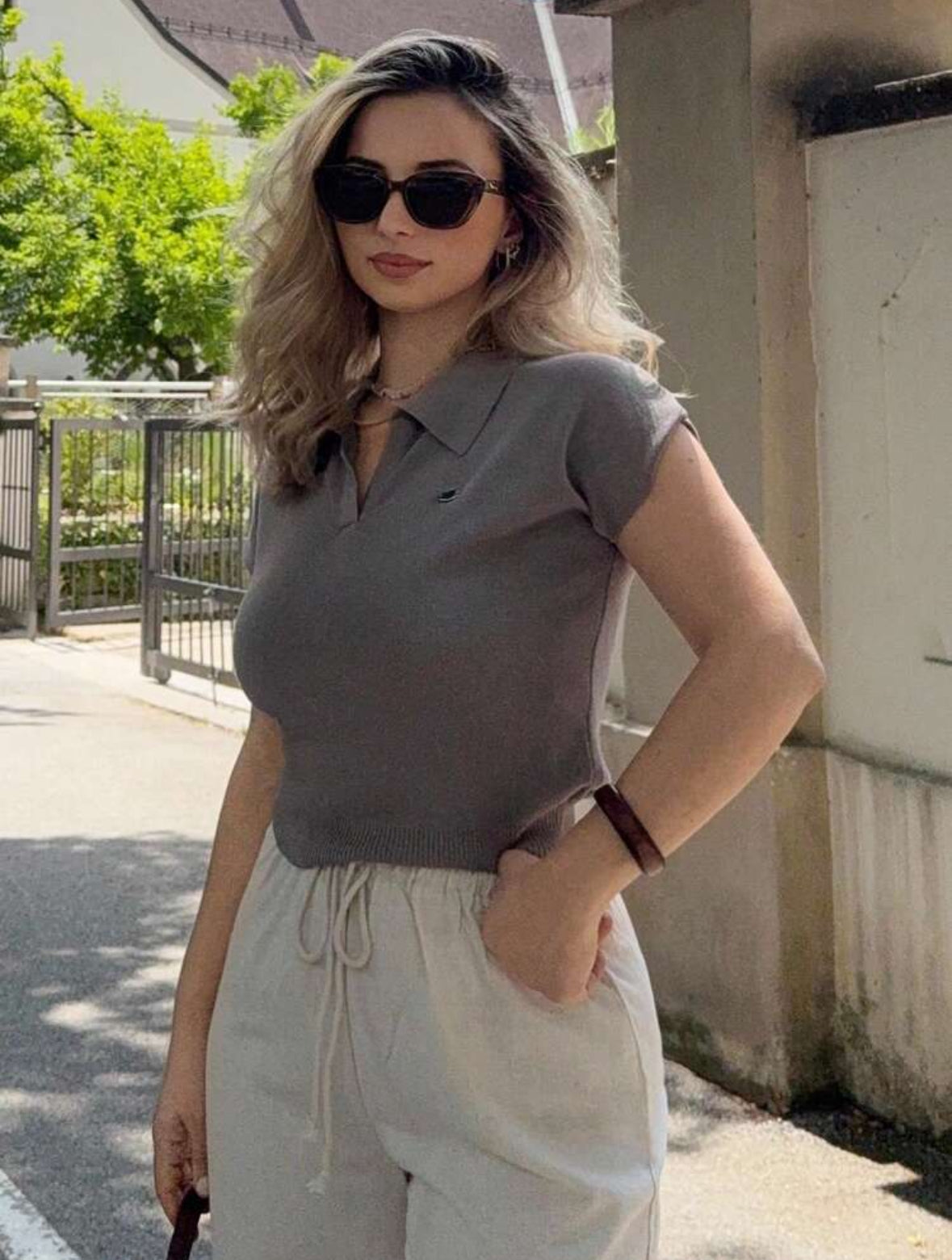 Top tricoté era (Grey)