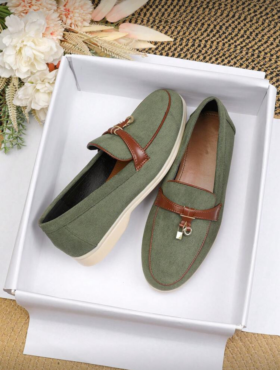 Loafer vert olive