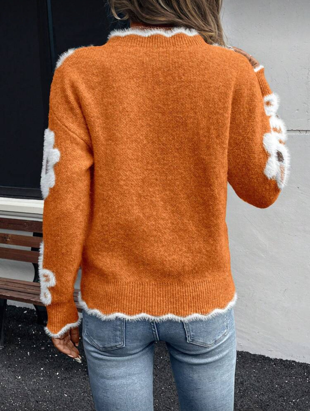 Maglione fiore (Orange)