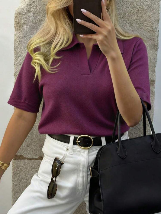Pull col roulé