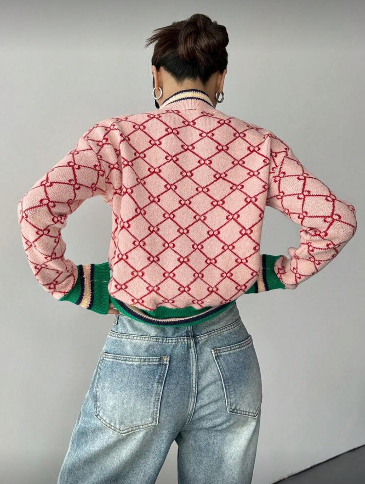 Pull en maille col rond