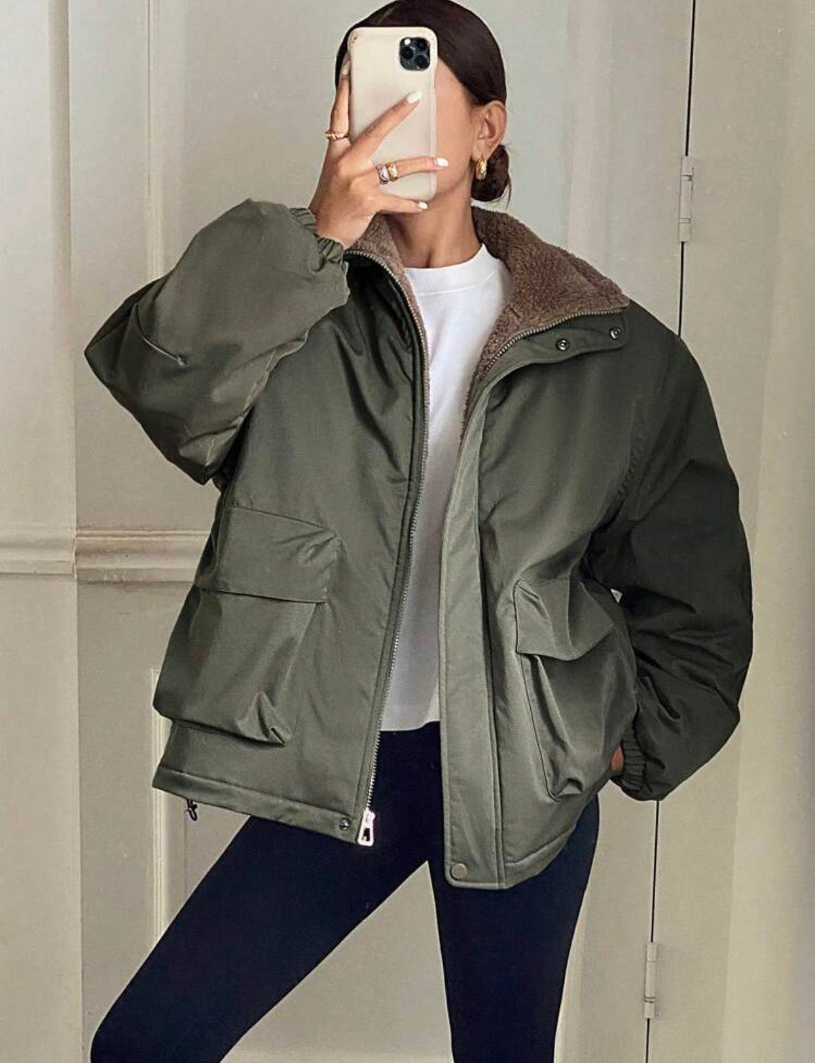 Manteau d'hiver - Vert armée