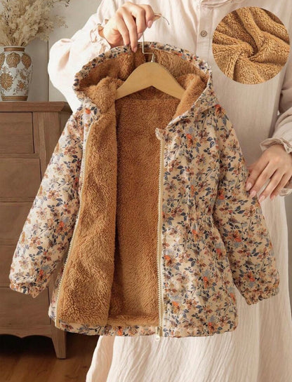 Sweat-shirt à capuche zippé doublé