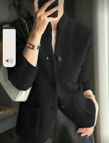Veste en tricot (Noir)