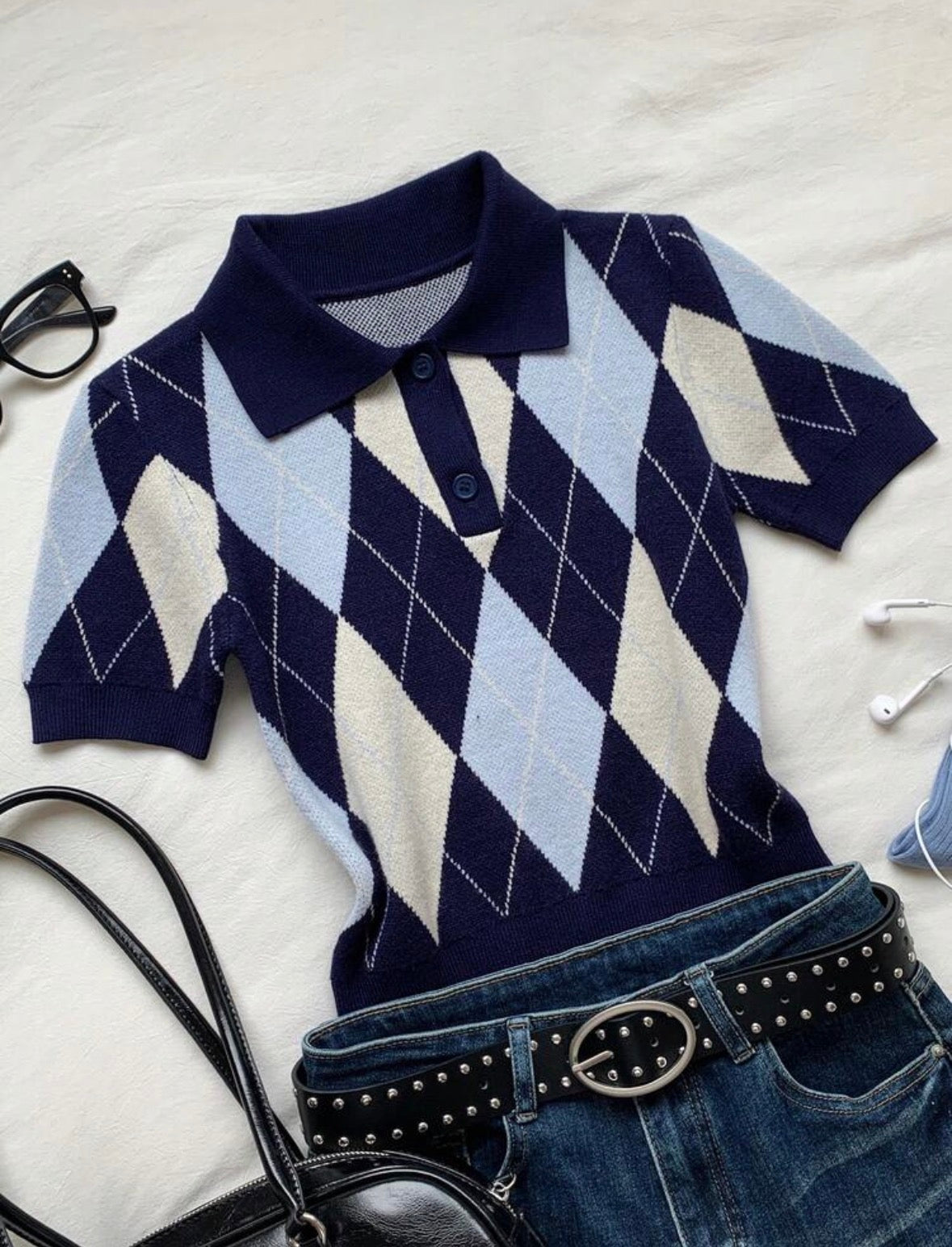 Top - Col polo