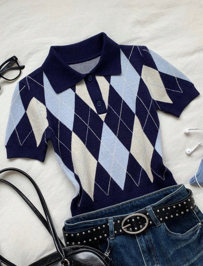 Top - Col polo