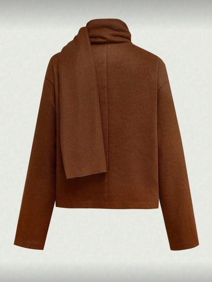 Manteau court double face