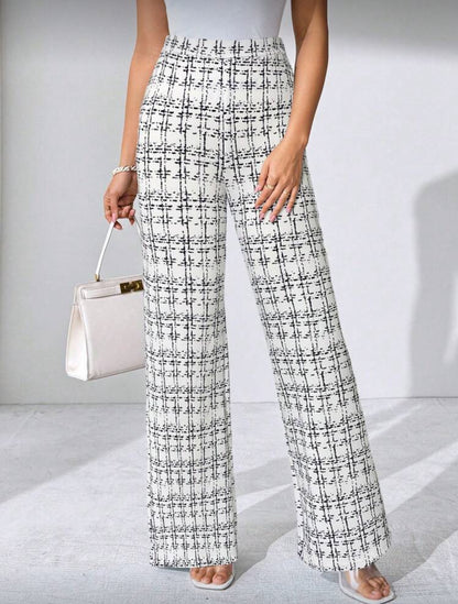 Pantalon tricoté élastique