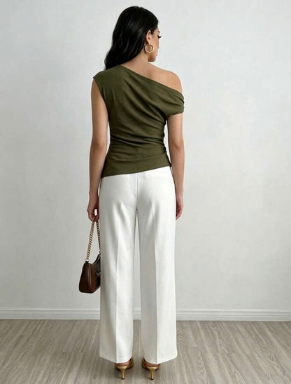 Blouse élégante (Army green)
