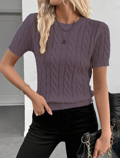 Pull en tricot - Torsadé