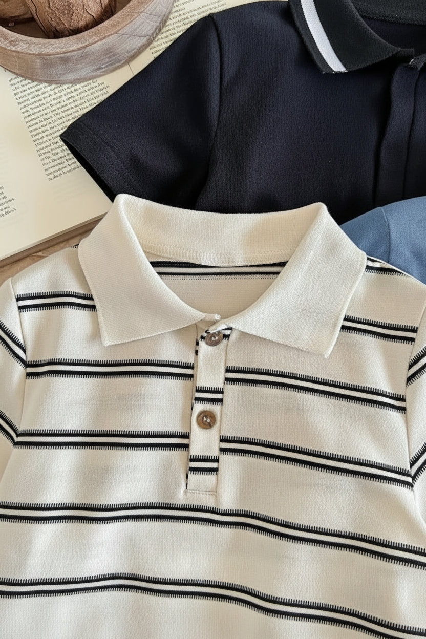 3 pièces Polo jeune garçon
