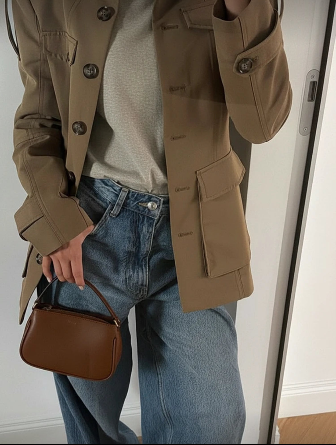 Veste à col montant
