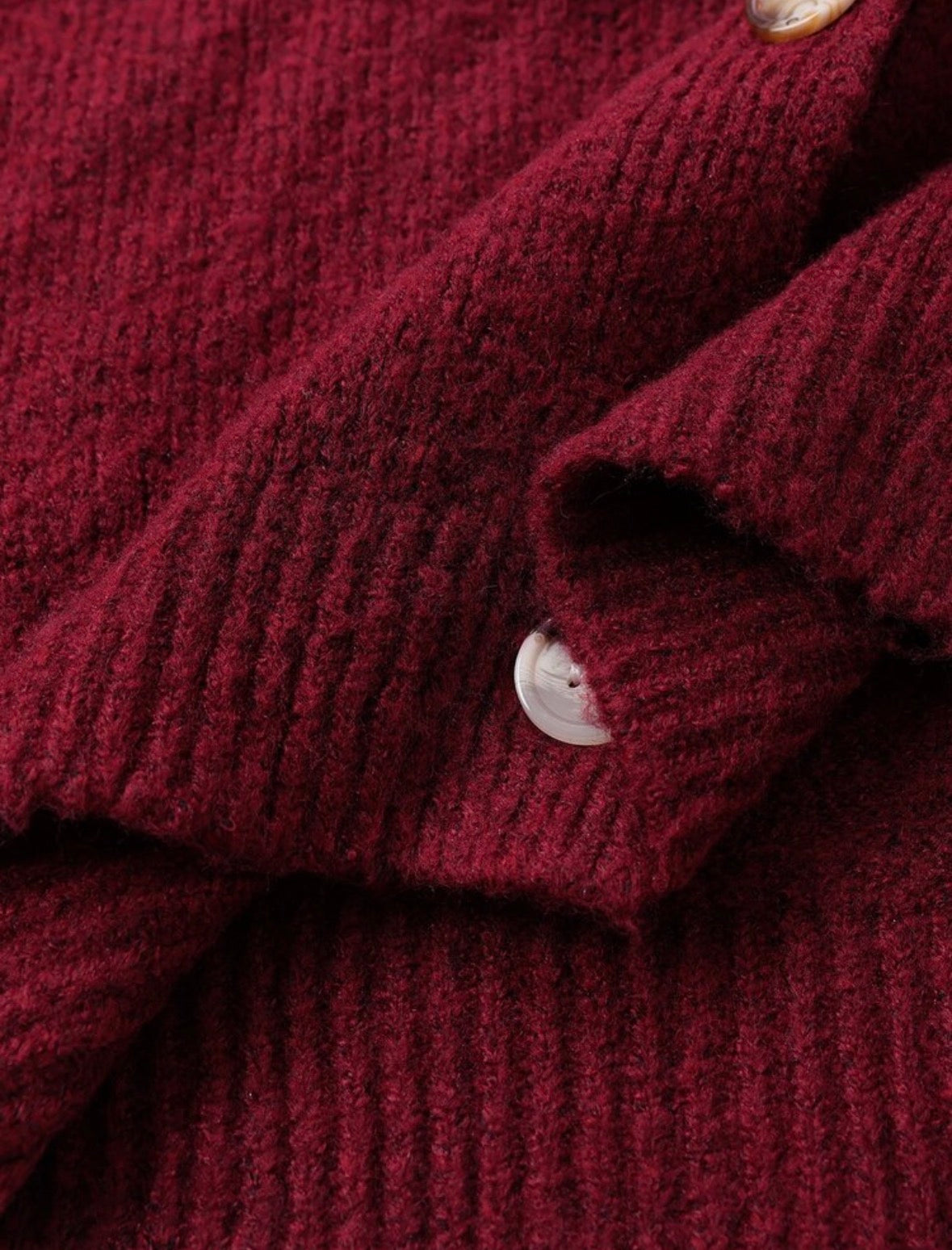 Cardigan Bordeau - Floral