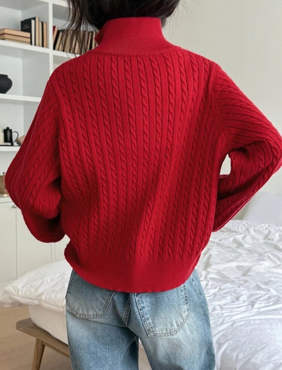 Pull décontracté - Rouge