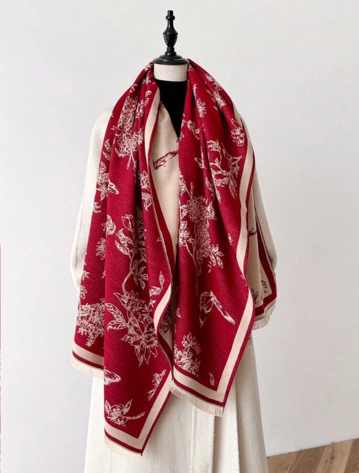 Châle vivaldi (red)