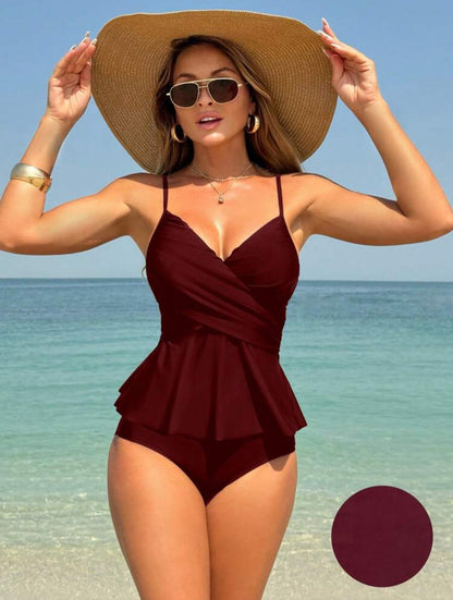 Tankini bas croisés