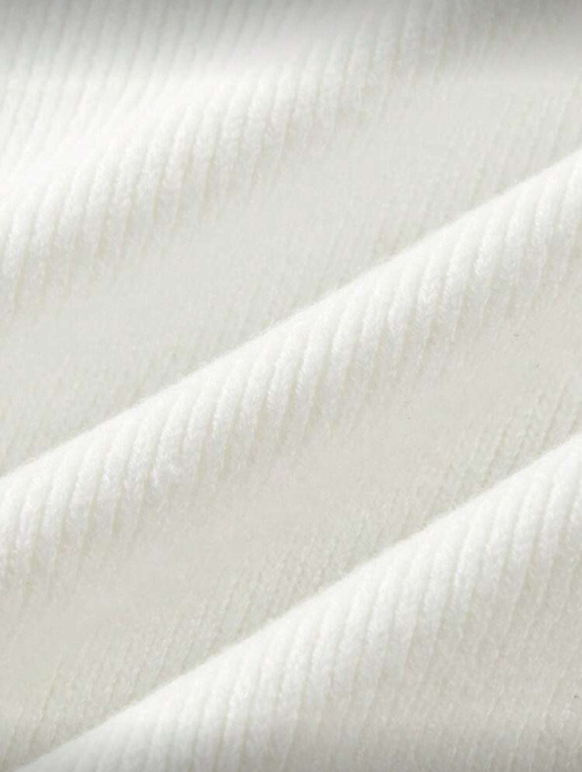 Cardigan à col V blanc, manches courtes