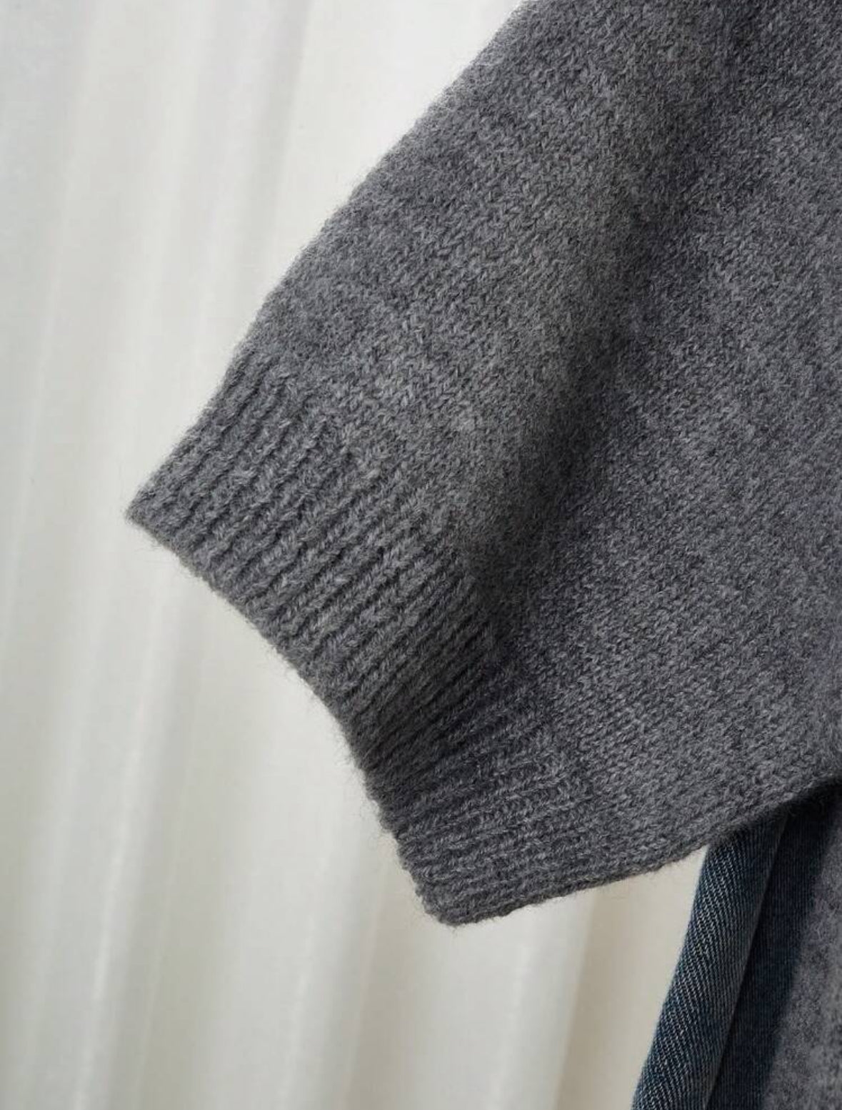 Gilet gris boutonné H