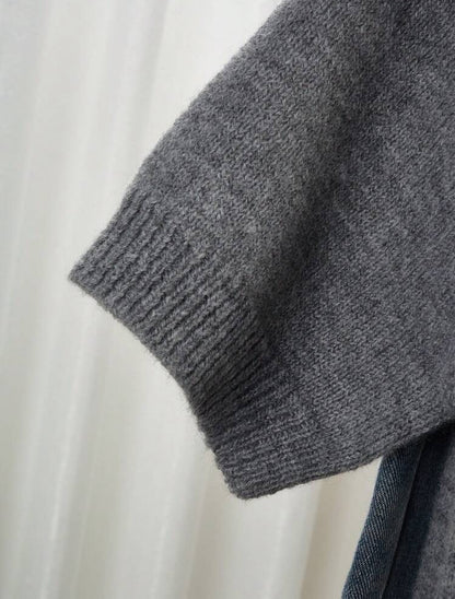Gilet gris boutonné H